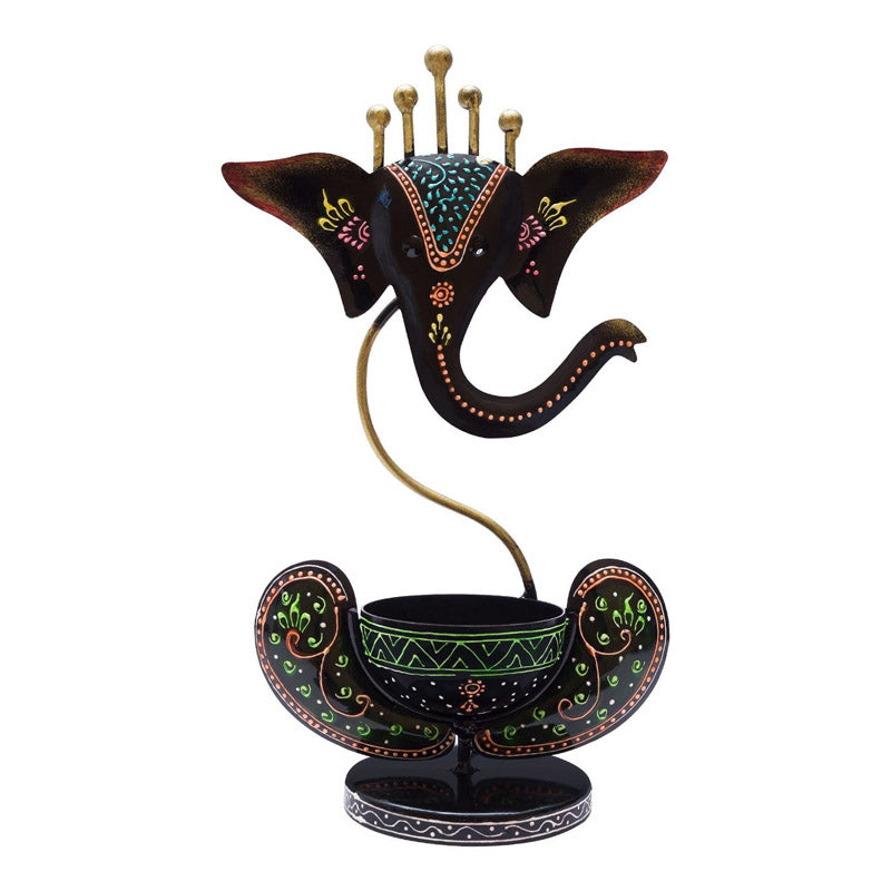 Buy Jwala Ganesha Tealight Candle Holder Tea Light Candle Holders from Vaaree