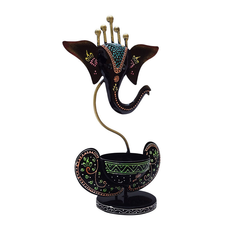 Buy Jwala Ganesha Tealight Candle Holder Tea Light Candle Holders from Vaaree