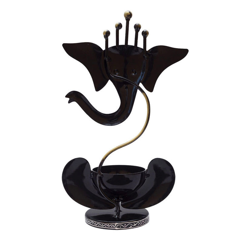 Buy Jwala Ganesha Tealight Candle Holder Tea Light Candle Holders from Vaaree