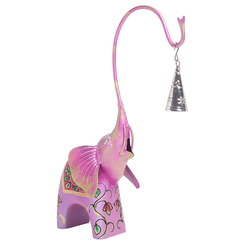 Buy Handpainted Haathi Showpiece - Pink Showpieces from Vaaree