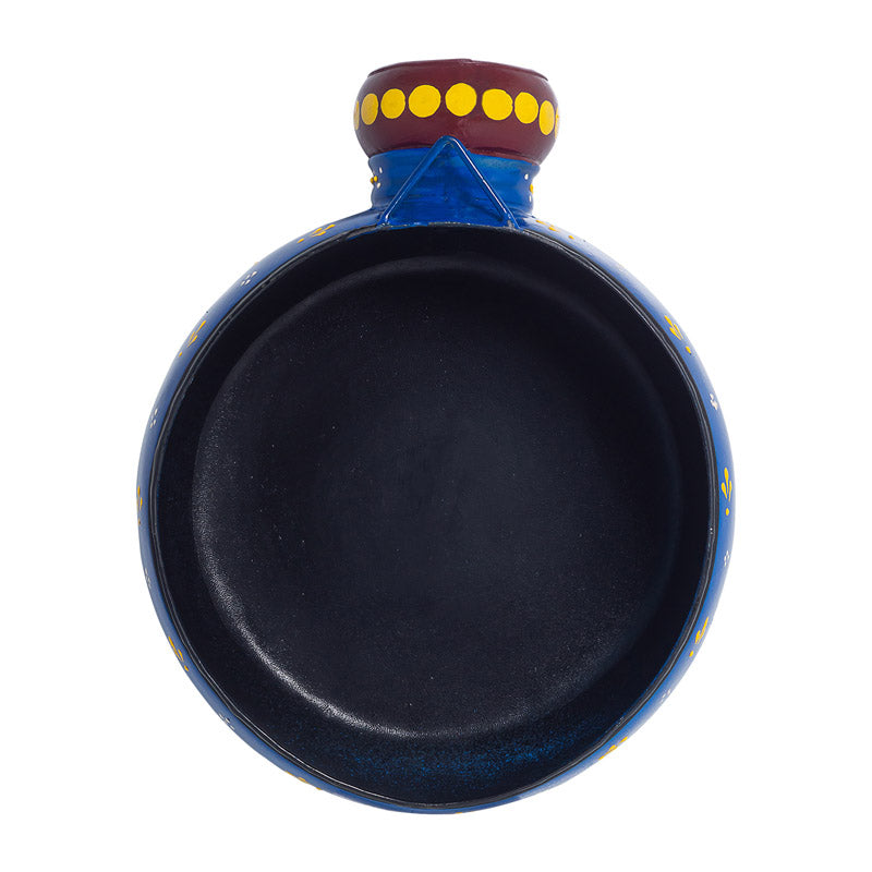 Buy Nandi Handmade Matka Wall Accent - Blue Wall Accents from Vaaree