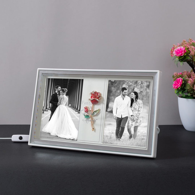 Buy Atura White LED Photo Frame Photo Frames from Vaaree