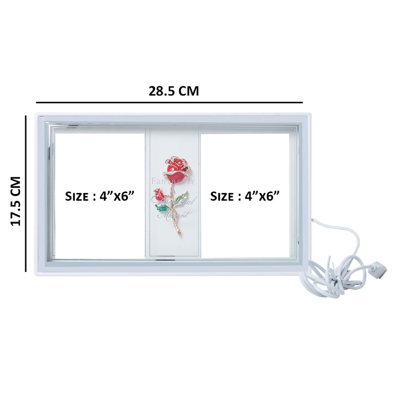 Buy Atura White LED Photo Frame Photo Frames from Vaaree