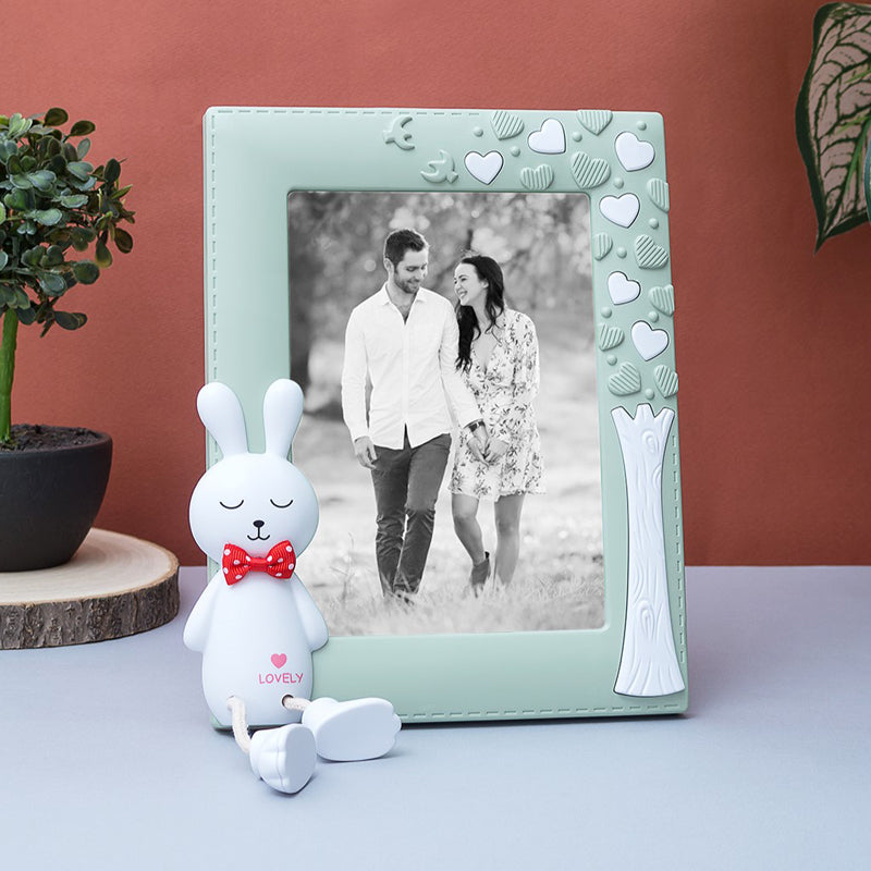 Buy Atura Sea Green Bunny Photo Frame Photo Frames from Vaaree