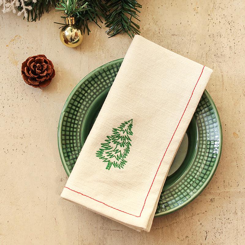 Buy Sparkling Tree Napkin Gift Set Table Napkins from Vaaree