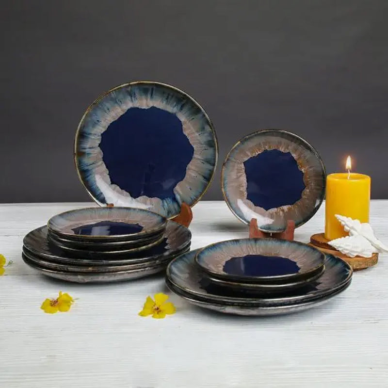 Buy Halmi Handmade Dinner Set - Fifty Four Piece Set Dinner Set from Vaaree