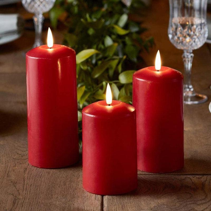 Buy Glorista Rose Scented Candle - Set Of Three Candles from Vaaree