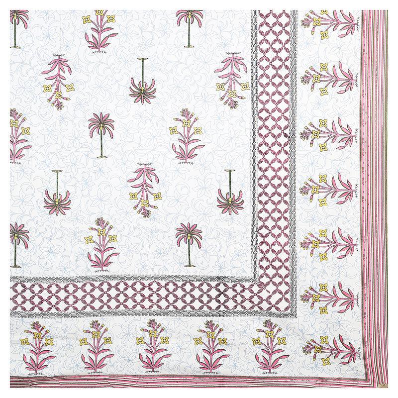 Buy Achyuta Floral Bedsheet - Pink Bedsheets from Vaaree