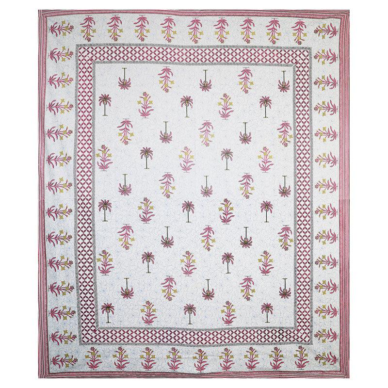 Buy Achyuta Floral Bedsheet - Pink Bedsheets from Vaaree