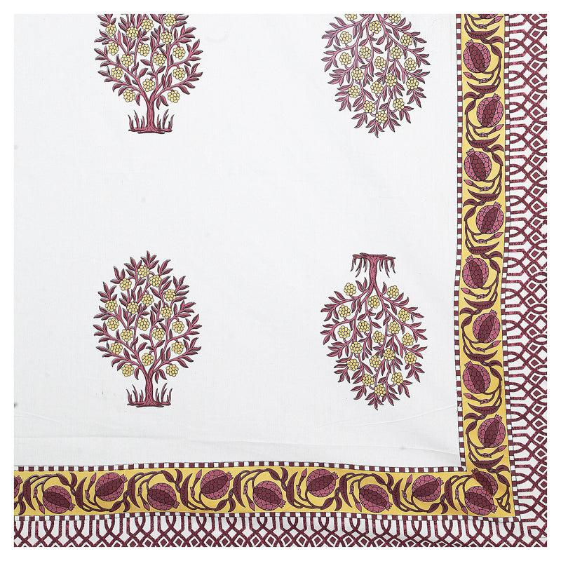 Buy Chatur Floral Bedsheet - Yellow Bedsheets from Vaaree