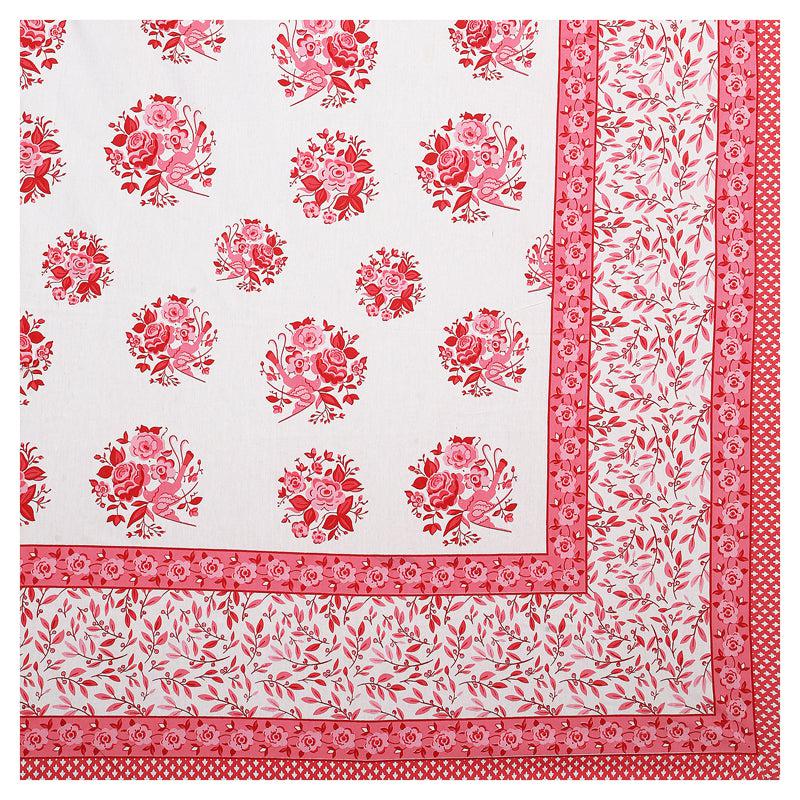 Buy Bhuja Floral Bedsheet - Pink Bedsheets from Vaaree