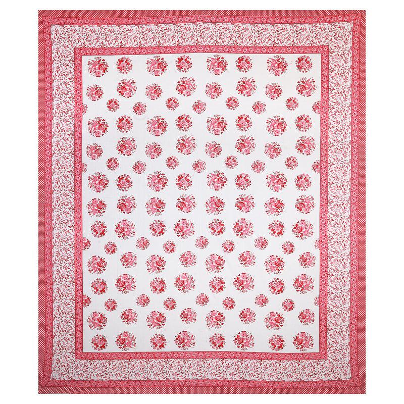 Buy Bhuja Floral Bedsheet - Pink Bedsheets from Vaaree