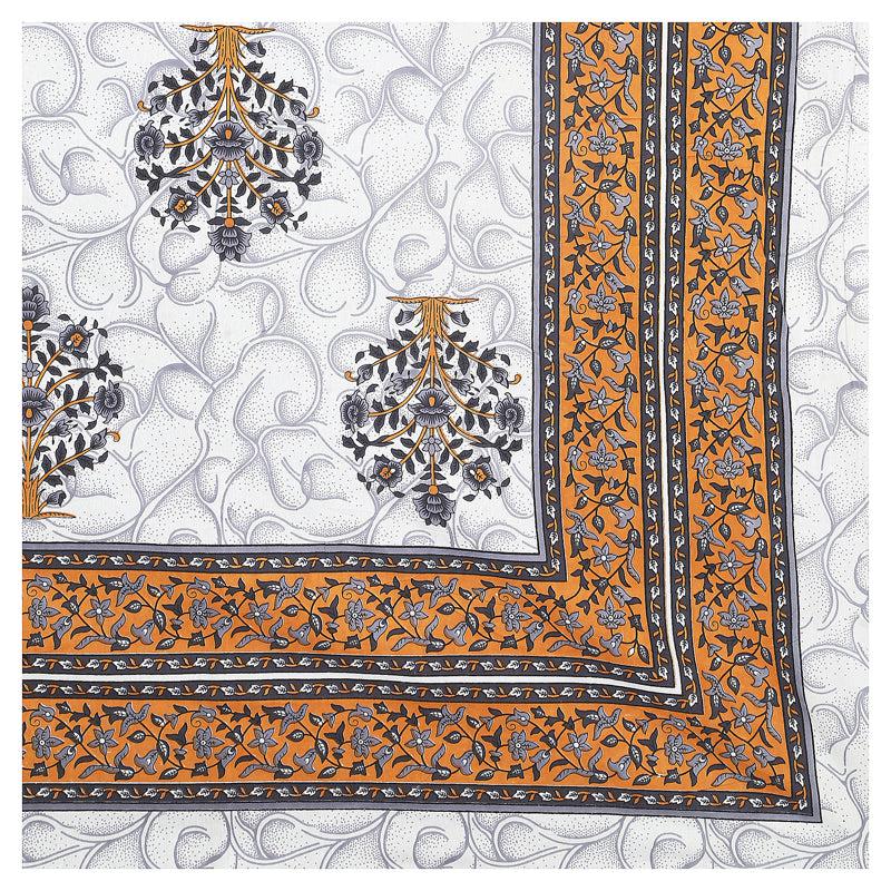 Buy Anant Floral Bedsheet - Brown Bedsheets from Vaaree