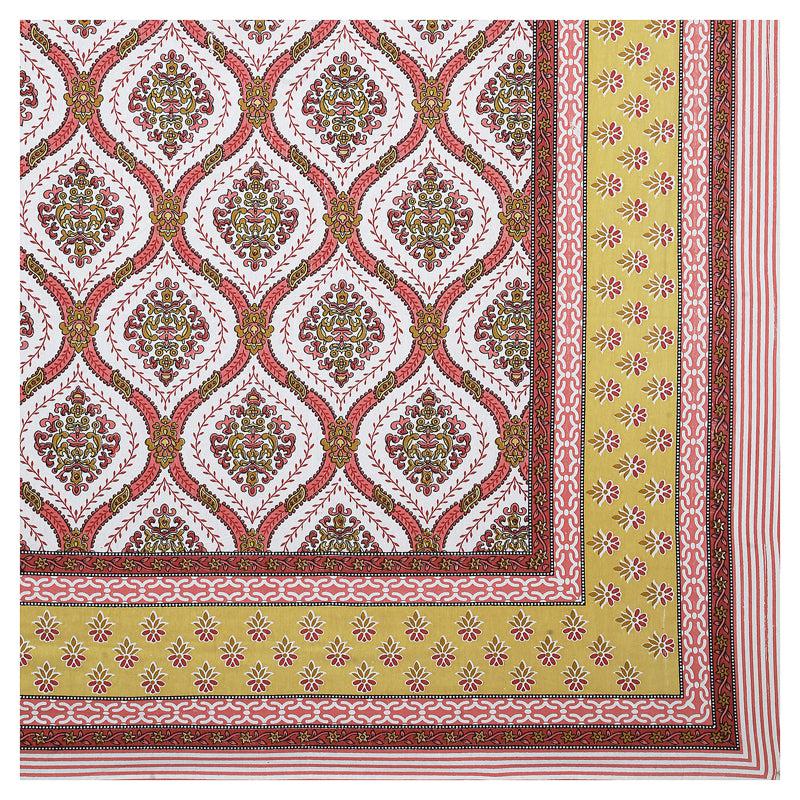 Buy Dayalu Ethnic Bedsheet - Red Bedsheets from Vaaree