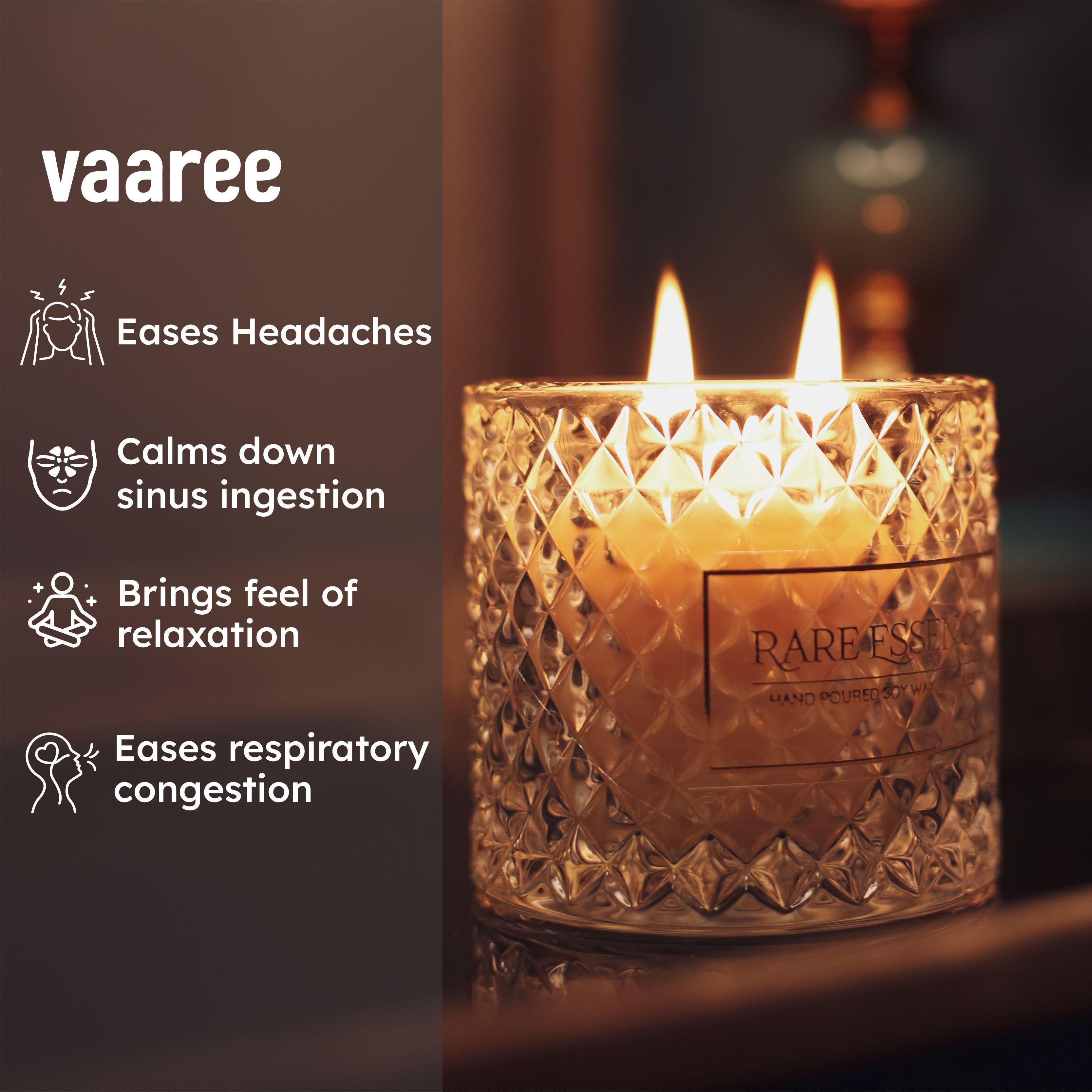 Buy Elois Carved Jar Candle - Herbal Notes Candles from Vaaree