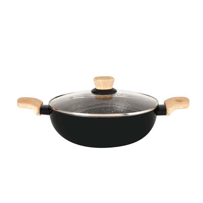 Buy Bergner Non Stick Kadhai With Lid - 2900 ML/9 Inches Kadhai from Vaaree