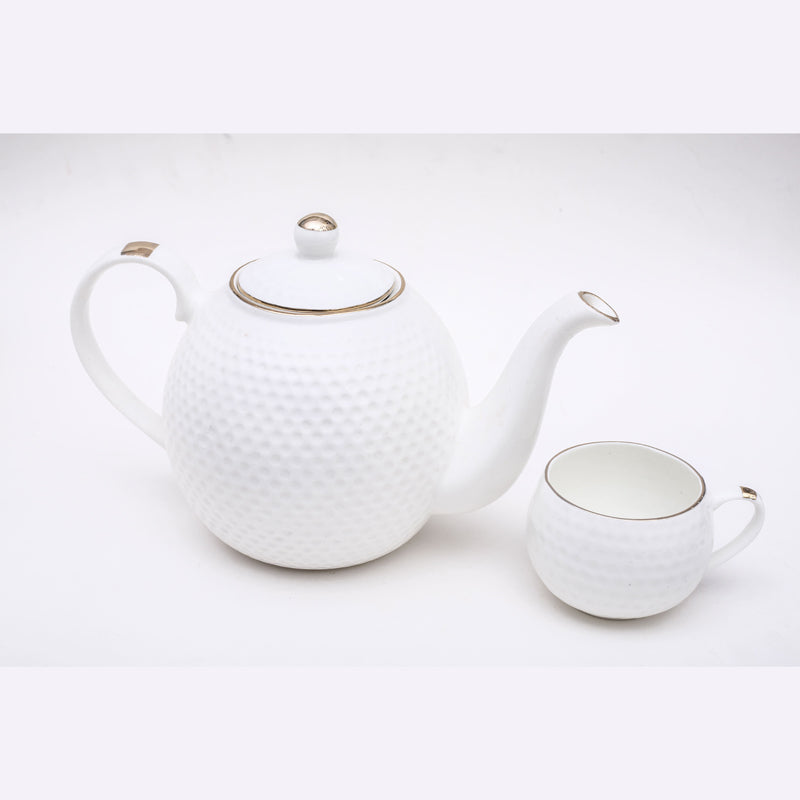 Tea Sets & Tea Pots - Mateo Tea Pot With Cups (125 ML) - Seven Piece Set