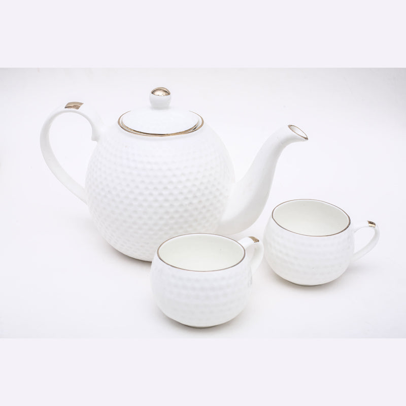 Tea Sets & Tea Pots - Mateo Tea Pot With Cups (125 ML) - Seven Piece Set