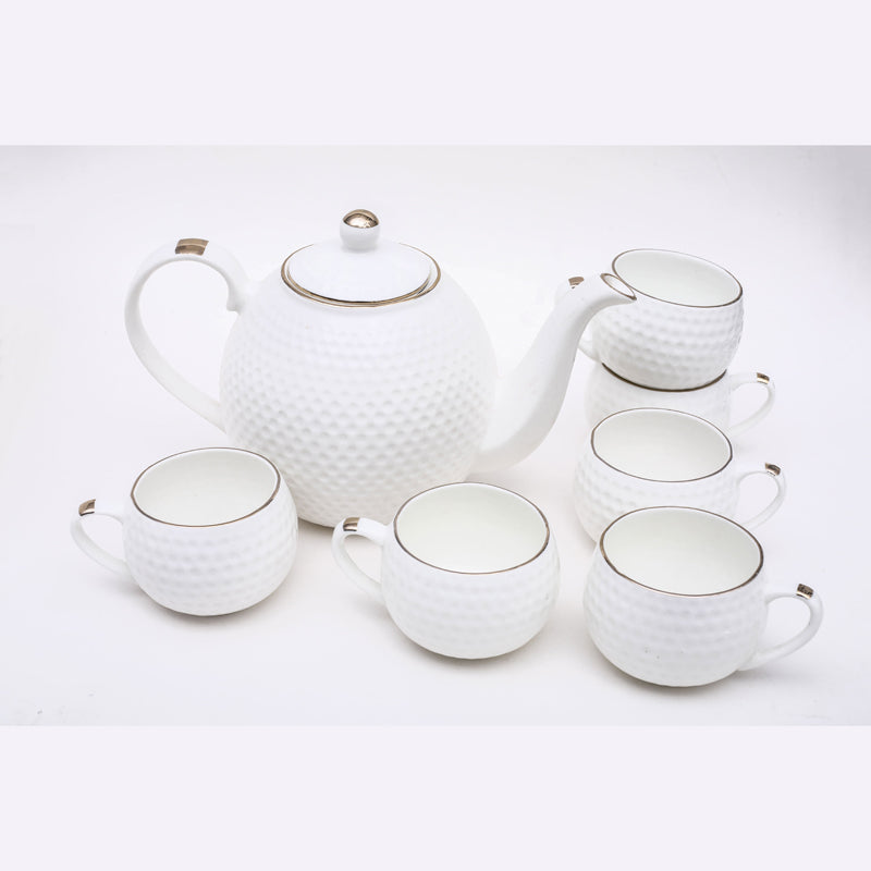 Buy Mateo Tea Pot With Cups (125 ML) - Seven Piece Set Tea Sets & Tea Pots from Vaaree