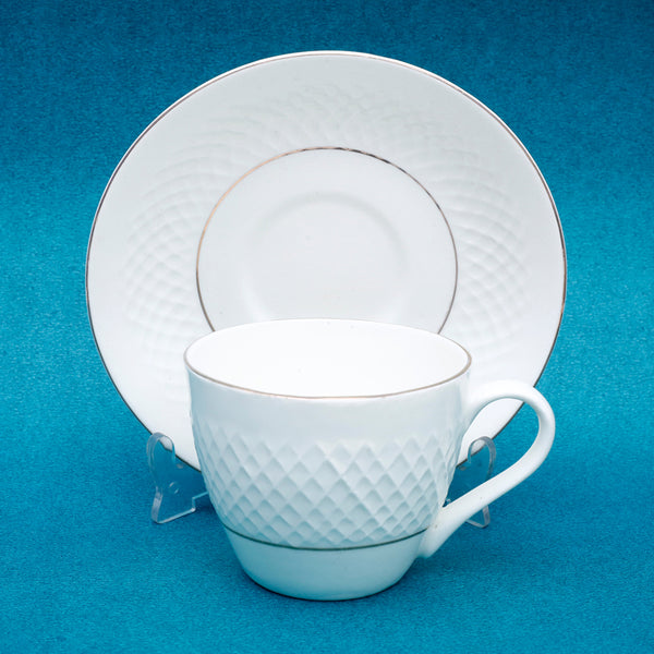 Tea Cup & Saucer - Kane Cup & Saucer (175 ML) - Twelve Piece Set