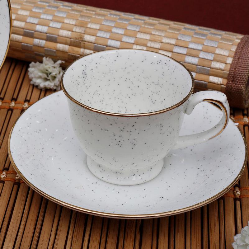 Buy Wedla Cup & Saucer (125 ML) - Twelve Piece Set Tea Cup & Saucer from Vaaree