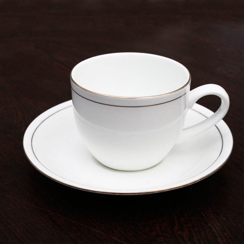 Tea Cup & Saucer - Stella Cup & Saucer (100 ML) - Twelve Piece Set