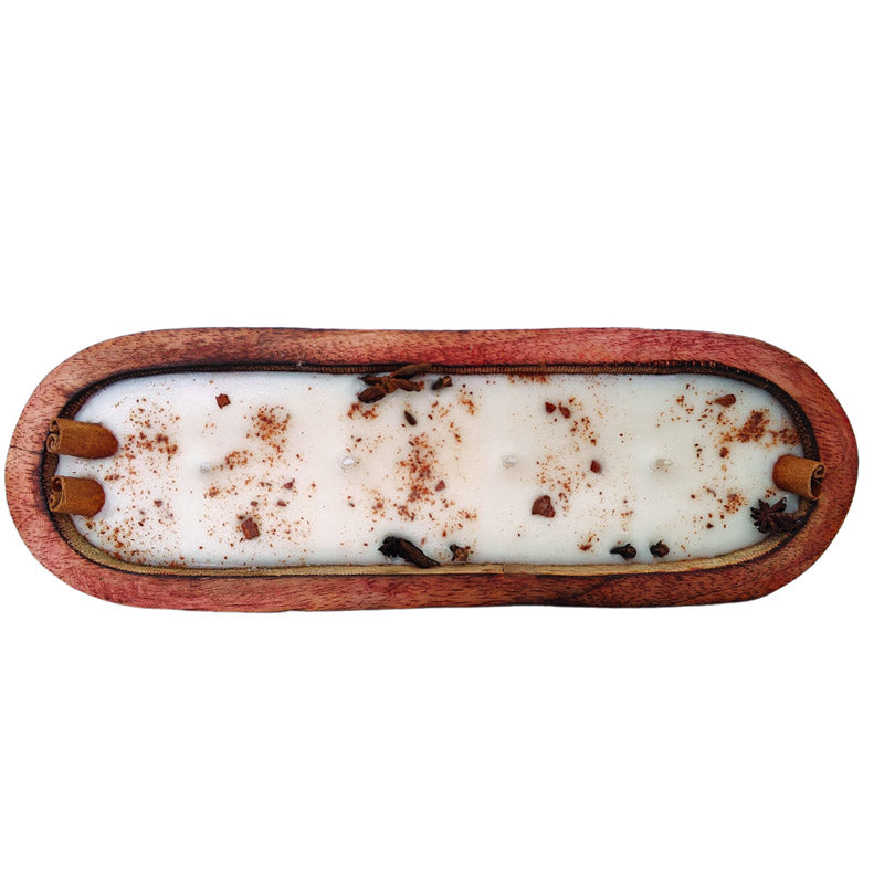 Buy Imtthiya Cinnamon Scented Candle In Wooden Box Candles from Vaaree