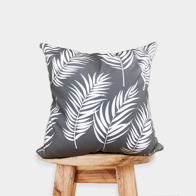 Buy White Fern Cushion Cover - Set Of Five Cushion Cover Sets from Vaaree