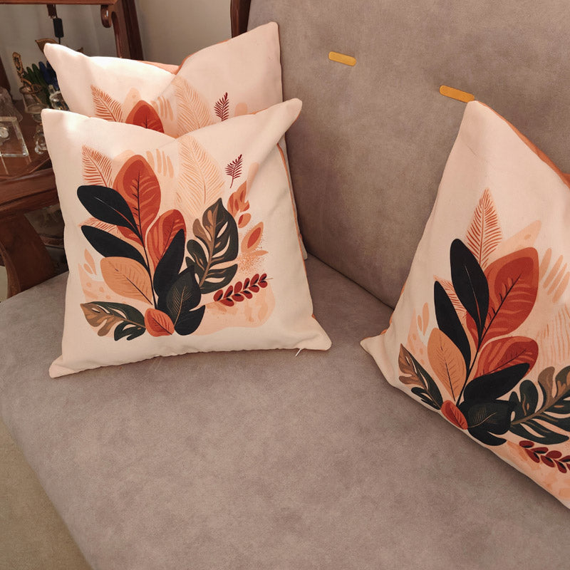 Buy Vintara Foliage Cushion Cover - Set Of Five Cushion Cover Sets from Vaaree