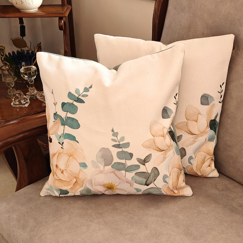 Buy Niacra Floral Cushion Cover - Set Of Five Cushion Cover Sets from Vaaree