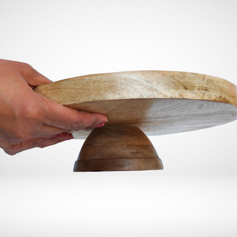 Buy Vetya Mangowood Cake Stand Cake Stand from Vaaree