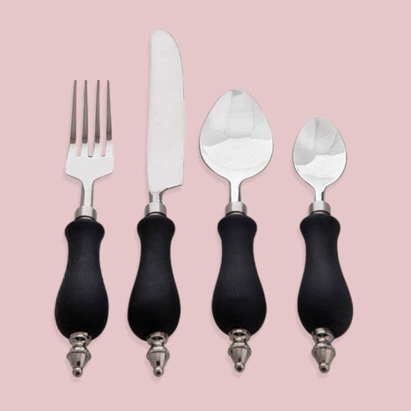 Coover Cutlery (Black) - Set Of Sixteen