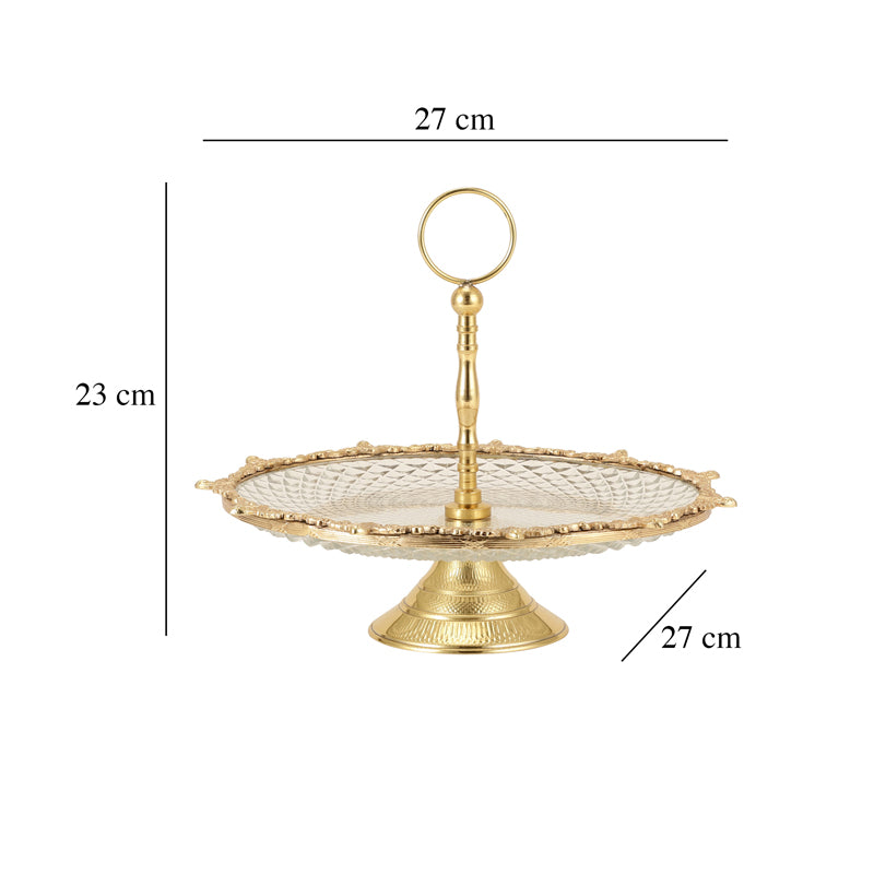 Buy Crystal Norma Cake Stand Cake Stand from Vaaree