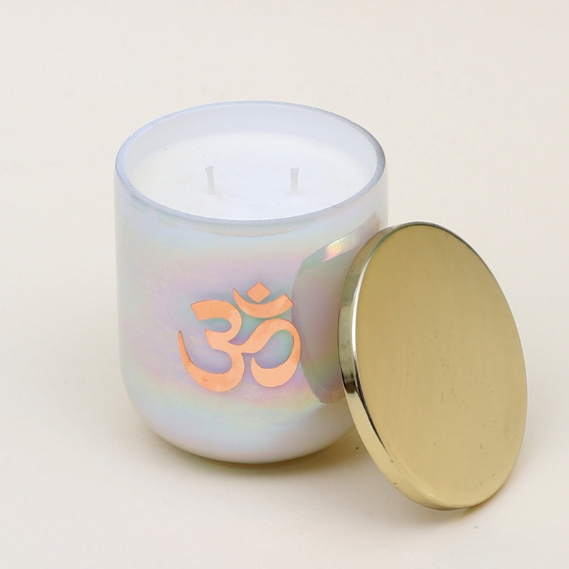 Buy Om Light Mogra Scented Candle Candles from Vaaree