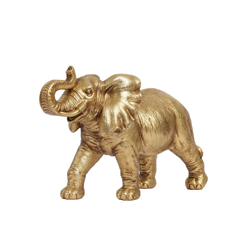 Buy Golden Gaja Showpiece Showpieces from Vaaree