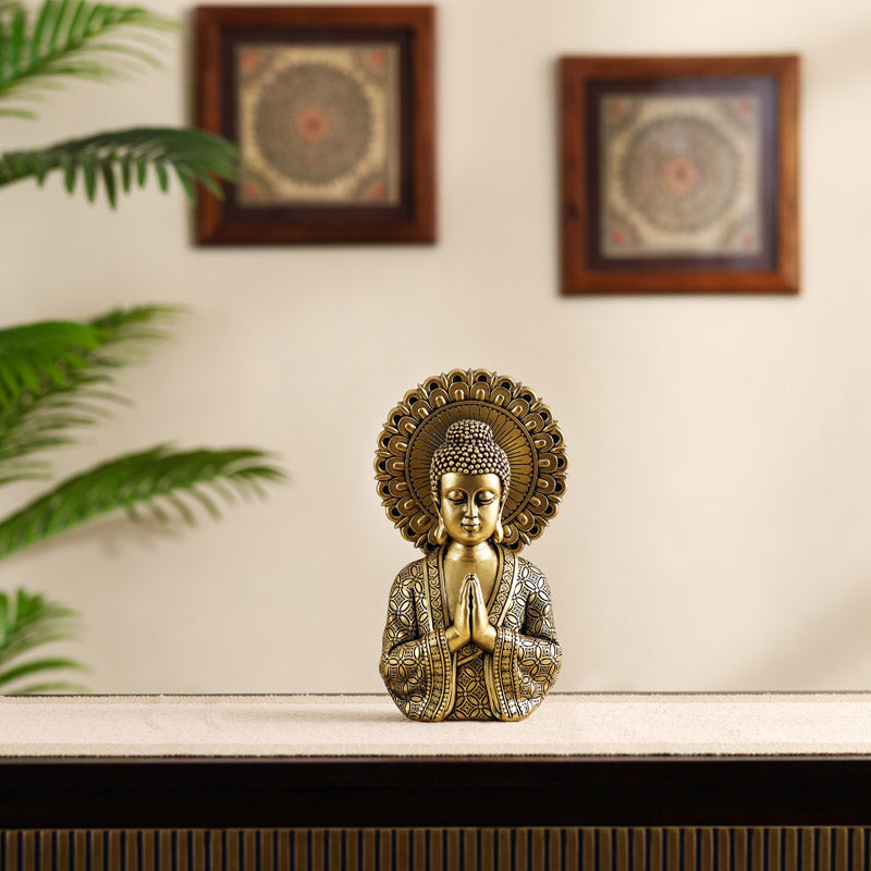 Buy Buddha Divine Aura Showpiece Showpieces from Vaaree