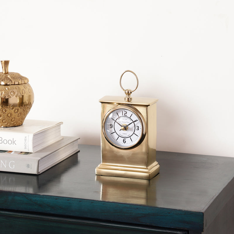 Buy Silaso Table Clock - Gold Table Clock from Vaaree