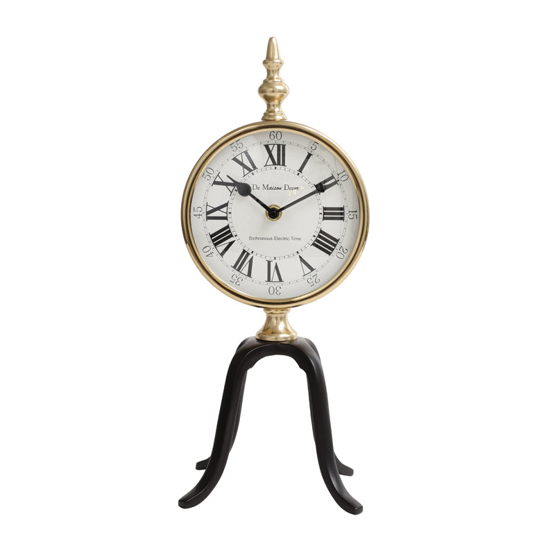 Table Clock - Nora Antique Table Clock - Black