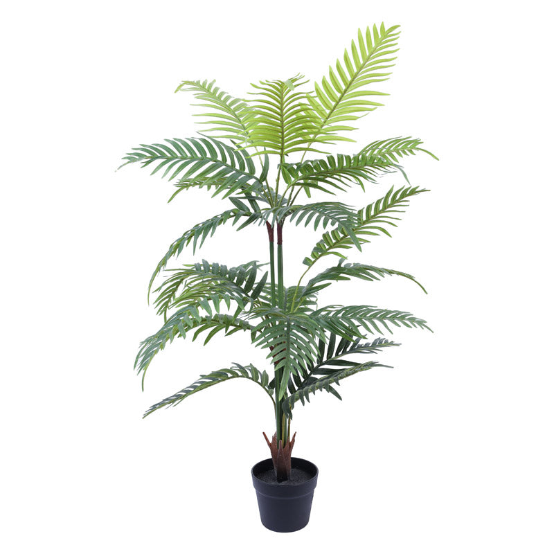 Buy Faux Realistic Areca Palm Plant With Pot - 3.9 Feet Artificial Plants from Vaaree