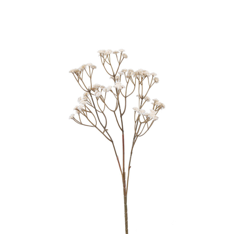 Buy Faux Realistic Baby's Breath Flower Stick (White) - Set Of Five Artificial Flowers from Vaaree