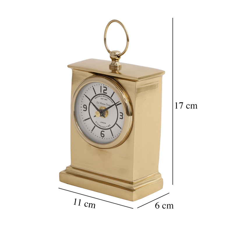 Buy Silaso Table Clock - Gold Table Clock from Vaaree