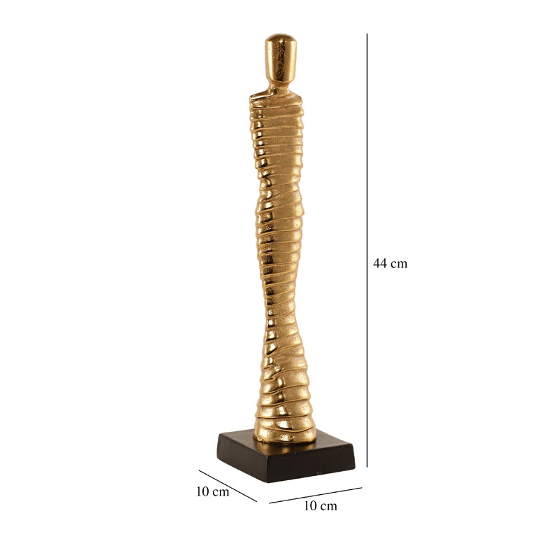 Buy Lady Lara Showpiece - Gold Showpieces from Vaaree