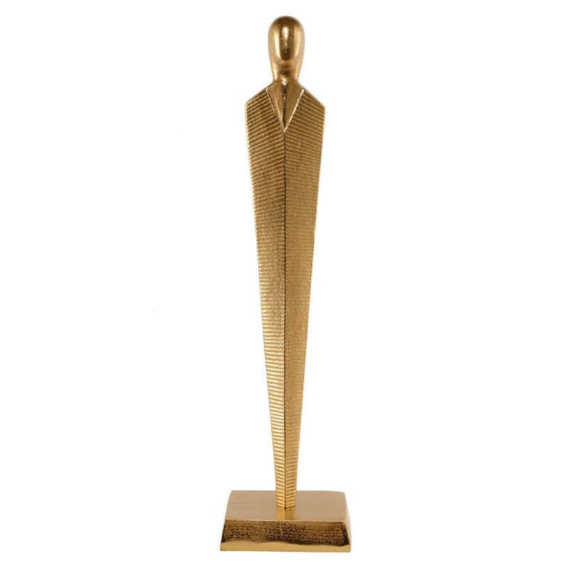 Buy The Common Man Showpiece - Gold Showpiece from Vaaree