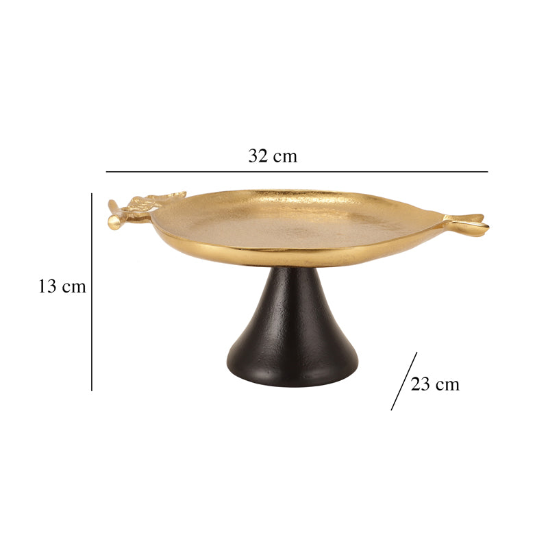 Cake Stand - Pomegranate Sweet Cake Stand - Black & Gold