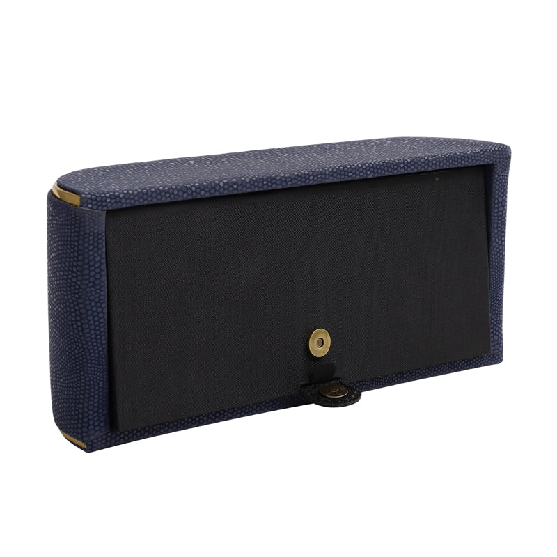 Buy Relca Leather Tissue Box - Blue Tissue Holder from Vaaree