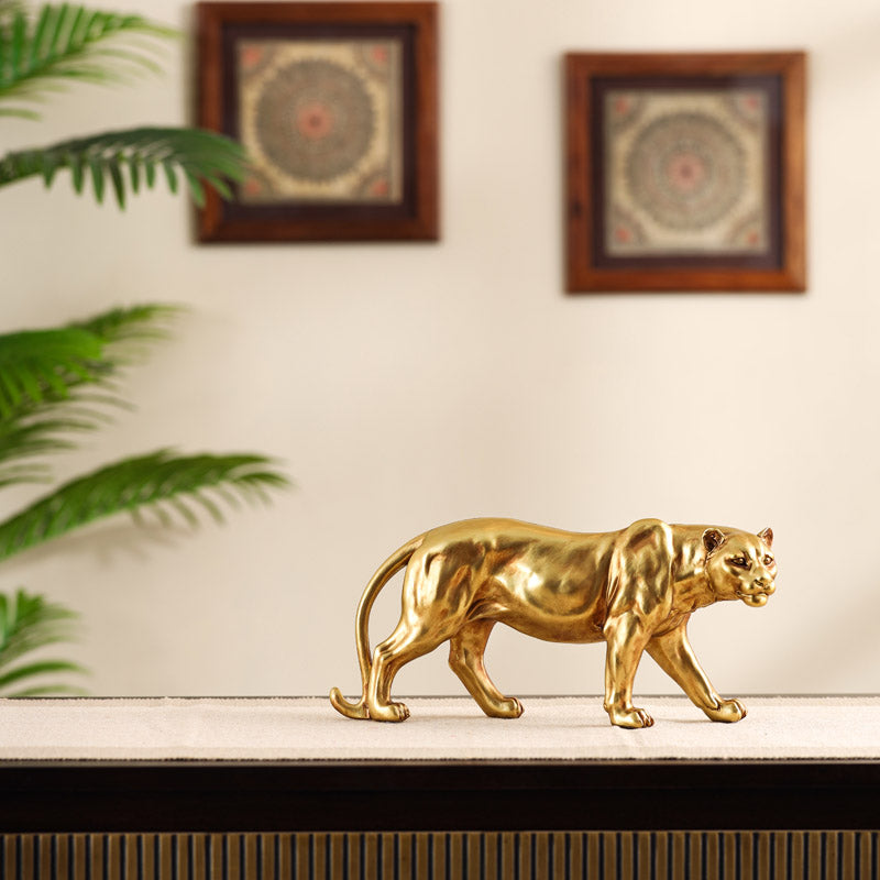 Buy Golden Leopard Showpiece Showpieces from Vaaree