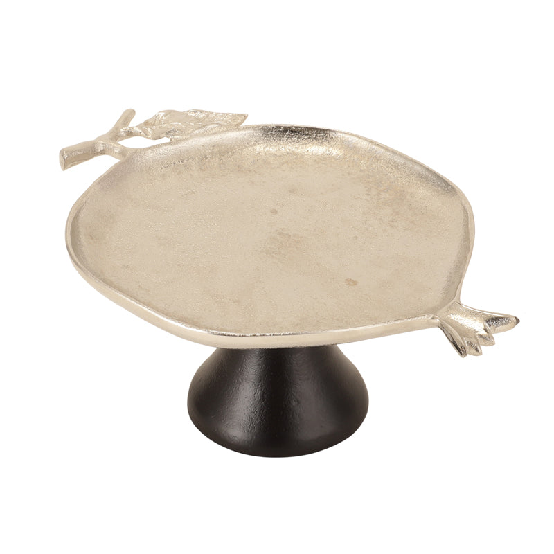 Buy Pomegranate Sweet Cake Stand - Black & Silver Cake Stand from Vaaree