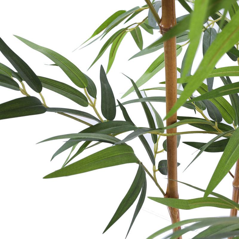 Buy Faux Realistic Bamboo Plant With Pot - 5.9 Feet Artificial Plants from Vaaree