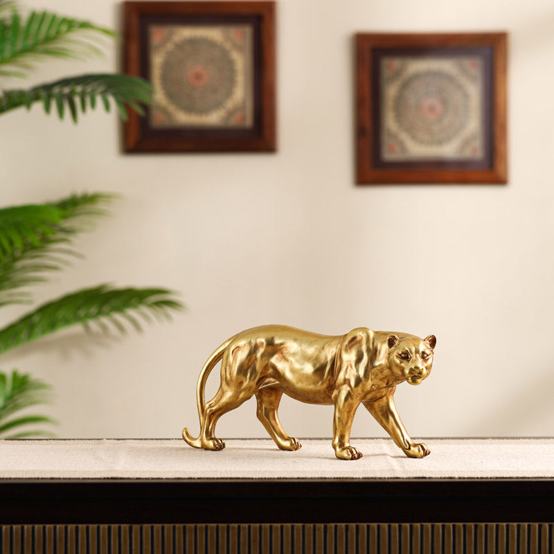 Buy Golden Leopard Showpiece Showpieces from Vaaree