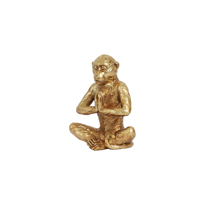 Buy Meditating Monkey Showpiece Showpieces from Vaaree